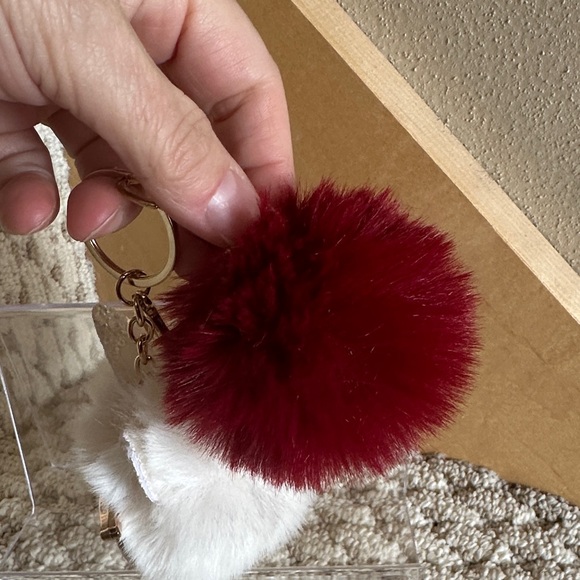 Owl and Pom Pom Bag Charm/keyholder - Picture 5 of 7